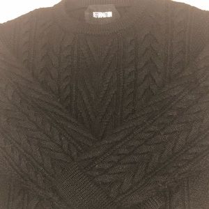 Reformation wool sweater-black